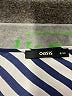 oasis 100% Polyester Stripes Blue Casual Dress Size 8 - photo 7