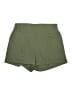 Shein 100% Polyester Solid Green Shorts Size XL - photo 2