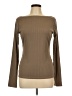 Just Fab Brown Long Sleeve Top Size L - photo 1