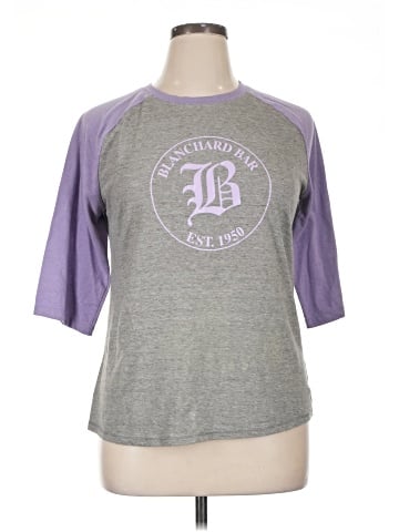 Danskin Now 3/4 Sleeve T-Shirt (view 1)