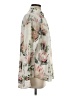 Express Floral Ivory Long Sleeve Blouse Size XS - photo 4