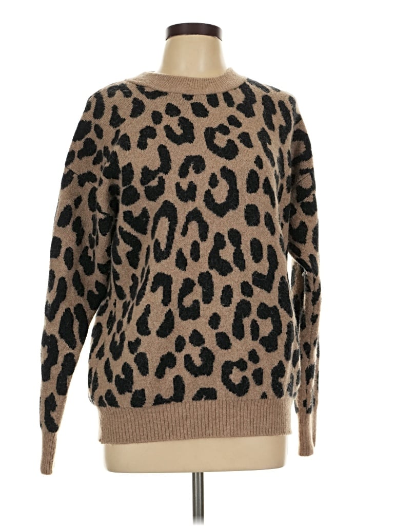 Pre-owned Jcrew Pullover Sweater In Brown