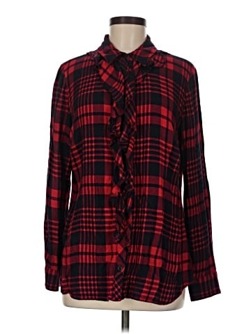 CAbi Long Sleeve Button-Down Shirt (view 1)