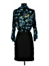 BCBGMAXAZRIA Print Blue Cocktail Dress Size 2 - photo 2