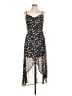 Lily Rose 100% Polyester Floral Black Cocktail Dress Size L - photo 1