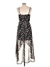 Lily Rose 100% Polyester Floral Black Cocktail Dress Size L - photo 2