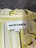 Antik Batik Stripes Yellow 3/4 Sleeve Blouse Size XS - photo 7