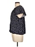 Gap 100% Viscose Black Short Sleeve Blouse Size L - photo 5