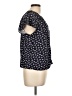 Gap 100% Viscose Black Short Sleeve Blouse Size L - photo 4