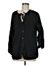 Everlane 100% Tencel Black 3/4 Sleeve Button-Down Shirt Size M - photo 1
