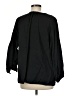 Everlane 100% Tencel Black 3/4 Sleeve Button-Down Shirt Size M - photo 2