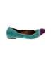 Leifnotes Color Block Teal Flats Size EU 39 - photo 1