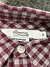 Bonpoint 100% Cotton Houndstooth Brown Long Sleeve Button-Down Shirt Size 10 - photo 3