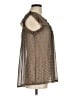 Unbranded Brown Short Sleeve Blouse Size M (estimated) - photo 4