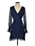 Just Fab Polka Dots Blue Cocktail Dress Size XS - photo 1