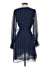 Just Fab Polka Dots Blue Cocktail Dress Size XS - photo 2