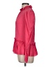 Saloni 100% Silk Pink Long Sleeve Silk Top Size 8 - photo 5