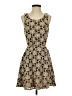 Blu Pepper Stars Tan Cocktail Dress Size S - photo 1