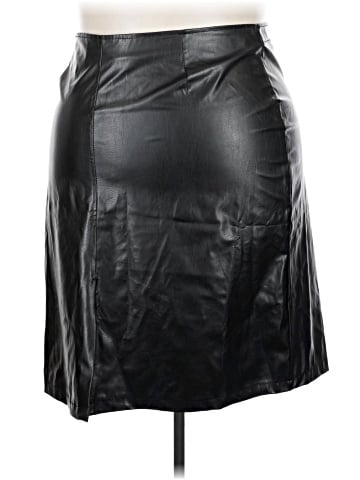 Highway Faux Leather Skirt (view 2)