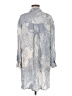 VICI 100% Rayon Paisley Gray Long Sleeve Button-Down Shirt Size M - photo 2