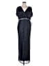 Mac Duggal 100% Polyester Silver Cocktail Dress Size 16 - photo 1