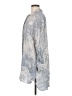 VICI 100% Rayon Paisley Gray Long Sleeve Button-Down Shirt Size M - photo 5