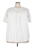 Torrid White Short Sleeve Blouse Size 3X Plus (3) - photo 1