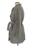 Talbots 100% Polyester Houndstooth Gray Coat Size 10 (petite) - photo 5