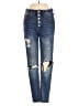 OAT Hearts Blue Jeans Size 27 waist - photo 1