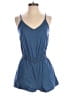 Forever 21 Solid Blue Romper Size S - photo 1