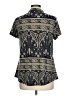 Assorted Brands Blue Short Sleeve Blouse Size L - photo 2