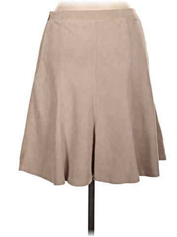 White House Black Market Faux Leather Skirt (view 2)