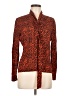 Barbara Bui Animal Print Orange Long Sleeve Blouse Size EU (FR) 38 / US 6 - photo 1