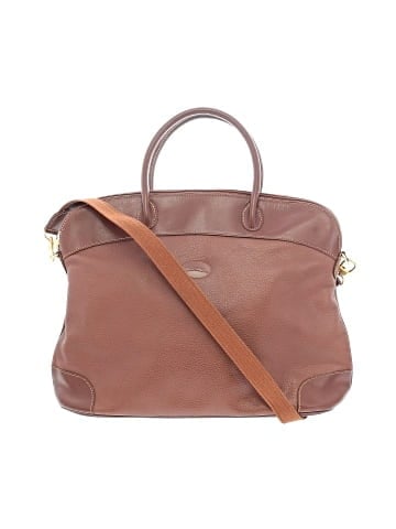 Longchamp Leather Satchel (view 1)