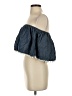 Vetta 100% Tencel Blue Sleeveless Top Size S - photo 5