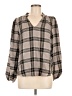 Maurices Gray Long Sleeve Blouse Size M - photo 1