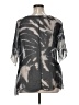 Baci Gray Short Sleeve Blouse Size 1X (estimated) - photo 2