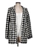 Zara Basic Checkered-gingham Ivory Blazer Size L - photo 1