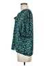 Allison Joy 100% Polyester Teal 3/4 Sleeve Blouse Size M - photo 5