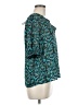 Allison Joy 100% Polyester Teal 3/4 Sleeve Blouse Size M - photo 4