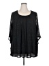 Siren Lily 100% Polyester Black 3/4 Sleeve Blouse Size 3X - photo 1