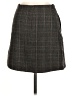 Wilfred Plaid Gray Wool Skirt Size 6 - photo 2