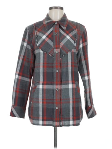 CAbi Long Sleeve Button-Down Shirt (view 1)