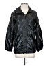 Lulus 100% Polyester Metallic Black Raincoat Size S - photo 1