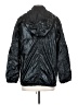 Lulus 100% Polyester Metallic Black Raincoat Size S - photo 2