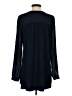 DR2 100% Polyester Blue Long Sleeve Blouse Size S - photo 2