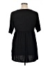 Boutique + Black Short Sleeve Blouse Size 0X - photo 2