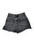 Topshop 100% Baumwolle Gray Denim Shorts Size 2 - photo 2