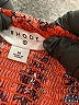 Rhode 100% Cotton Red Orange Casual Dress Size M - photo 6