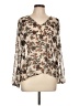 BP. 100% Polyester Ivory Long Sleeve Blouse Size L - photo 1